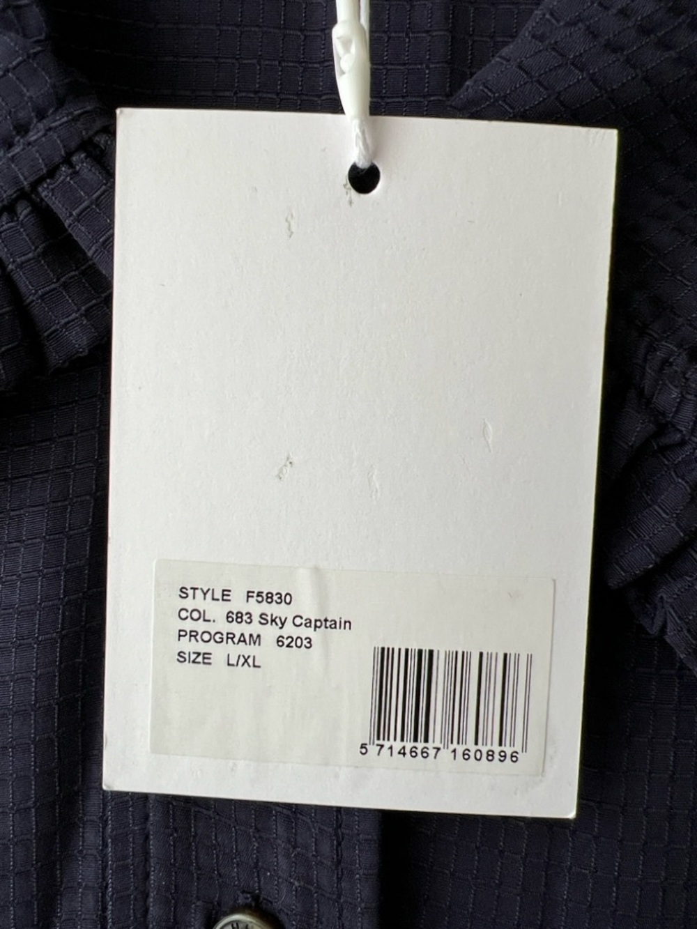 GANNI Ripstop Oversized Shirt Dress Sky Captain Navy Blue large XL New - Picture 8 of 11